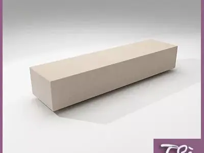 BENCH GRANITE SOCRATES 3D model