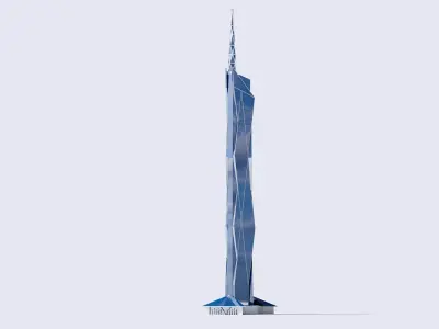 Merdeka 118 tower - Kuala Lumpur 3D model