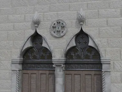 Medieval windows 3D model