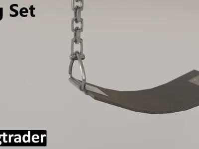 Swing Set 3D model