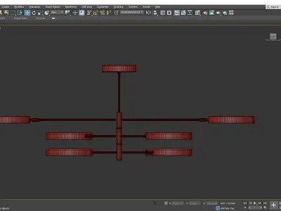 Sistema Solare chandelier Low-poly 3D model
