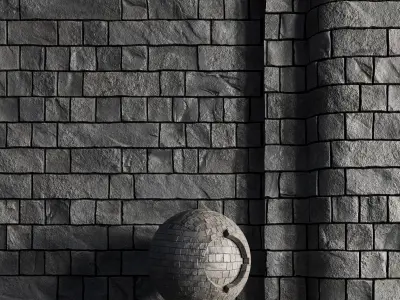 H76 Slate Stone - PBR - 4K - Seamless Texture