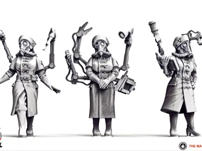 Valour Korps - Field Nurses 3D print model