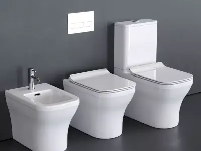 Noken Forma WC Low-poly 3D model