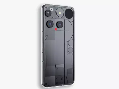 Nothing Phone 3  Blender 3D Model with Lighting Setup 3D model