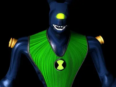 Feedback 3d Model - Ben 10 Omniverse - Pack of 2 models 3D model