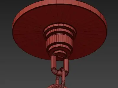 Six chandeier 3D model
