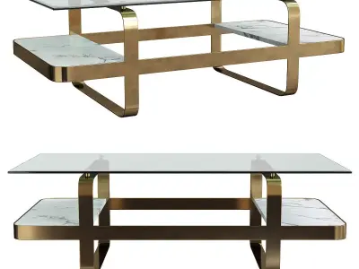 Atelier Coffee Table Low-poly 3D model