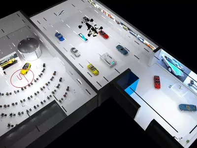 THE SPACE Dubai Event Venue High Poly 3D Model 3ds Max 3D model