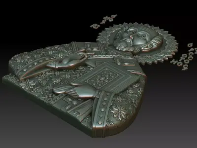 Saint John Chrysostom 3D print model