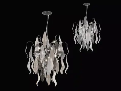 79315x Vetro Lightstar Chandelier 3D model