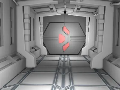 Sci Fi Corridor 3D model