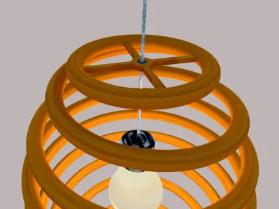 Lamp shade 3D print model 3D model