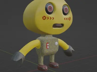 Mini Robot 3D model buy