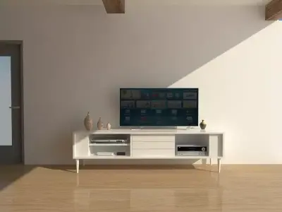 tv unit Low-poly 3D model