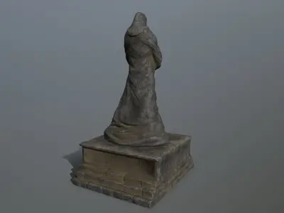 statue 2 Low-poly 3D model