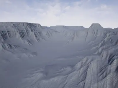 165 PNG Heightmaps - 8k resolution Low-poly 3D model