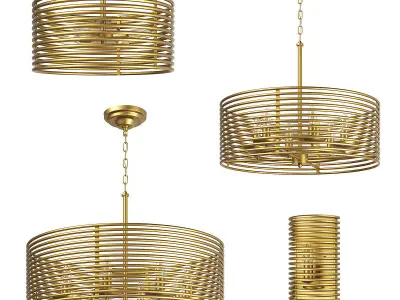 728 Zeta Lightstar Collection of Modern Lamps Circle  3D Model Pack