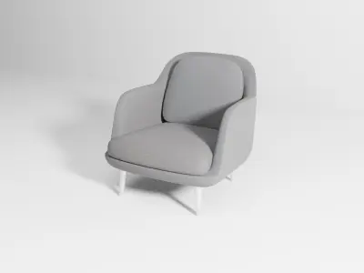 Lune Fri chair 3D model