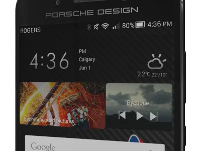 Huawei Mate 9 Porsche Design for Element 3D 3D model
