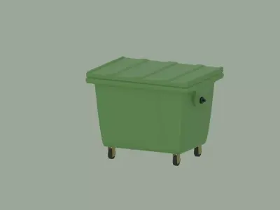 Trash Bin 3D model