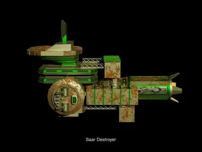 Saar Fleet 3D Model Pack