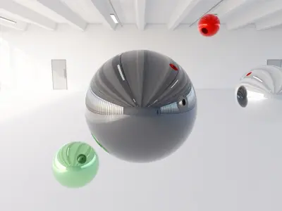 HDRI - Office Space Interior 4 - HDR - EXR - 8192x4096 Texture