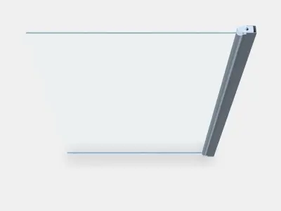 OPPEJEN Swing door for bathtub Low-poly 3D model