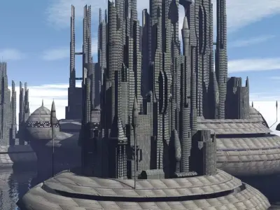 city 3D  3D print model