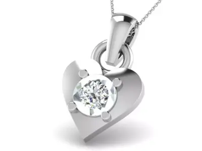 diamonds pendant 3D print model 41