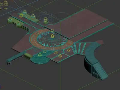 Relics - main city surface 3D model
