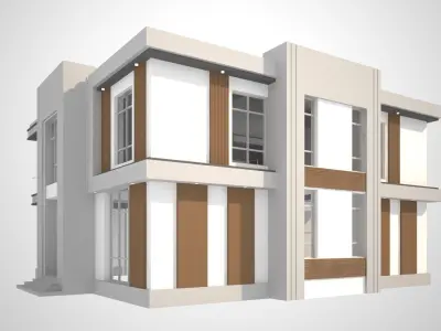 house Low-poly 3D model