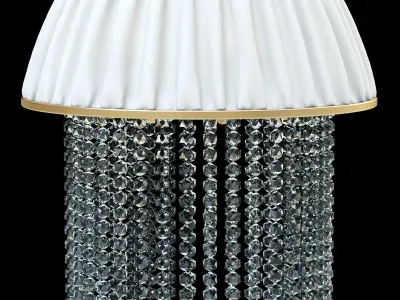 glass classic chandelier 3D model