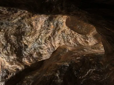 Cave Tunnel 3D model