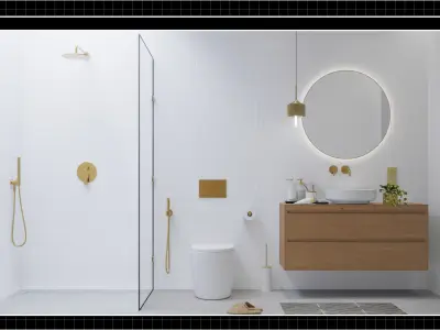 One scene many choice - Bathroom Scene - VOL1 3D model