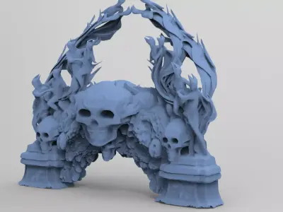 Catacombs of France gateway 2 3D model
