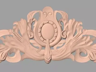 Artcam 3D relief STL models for CNC woodworking E137 3D model