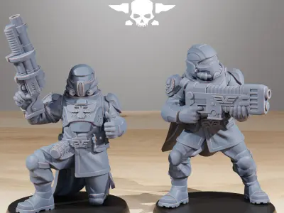 Vaskar Freedom Fighters 3D print model