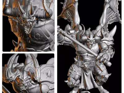 Doombringer toy of demon 3D model
