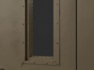 Prison Door 3D model