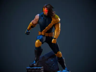 ciclops age of apocalipse 3D model
