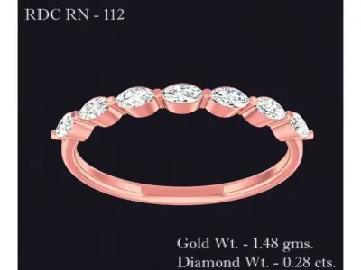 Women Ring 3D print model 70