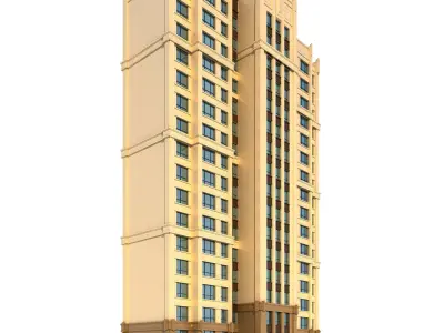 Residential Building  3D model purchase