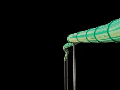 Two Water Slides 3D  3D Model Pack