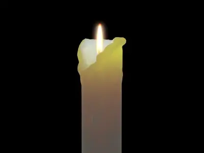 Realistic Candle 3D model