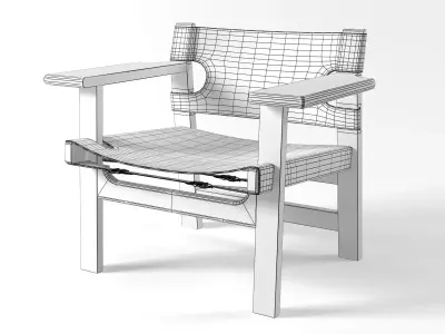 Spanish Chair 2226 3D model