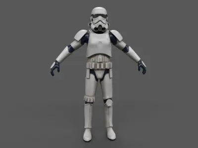 Stormtropper Hardsurface 3D model