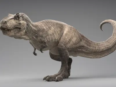  Tyrannosaurus Rex Rigged 