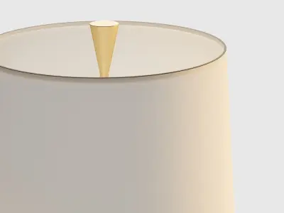 Green Table Lamp 3D model