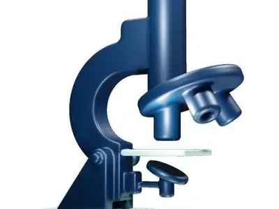 Infant Microscope Toy 3D model